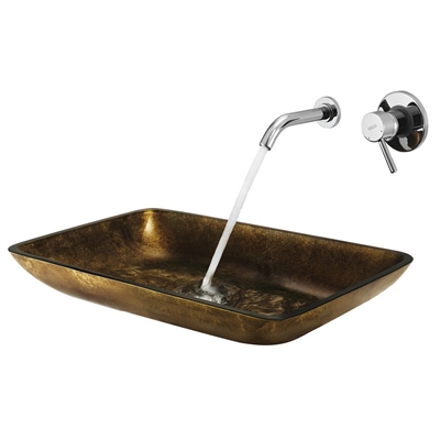 Waterfall Faucet For Vessel Sink